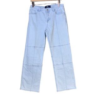 Hollister Low Rise Dad Jean Vintage Stretch Light Wash Baggy W28 L29 Y2K Inspire